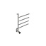Elektrische handdoek radiator chrome met thermostaat