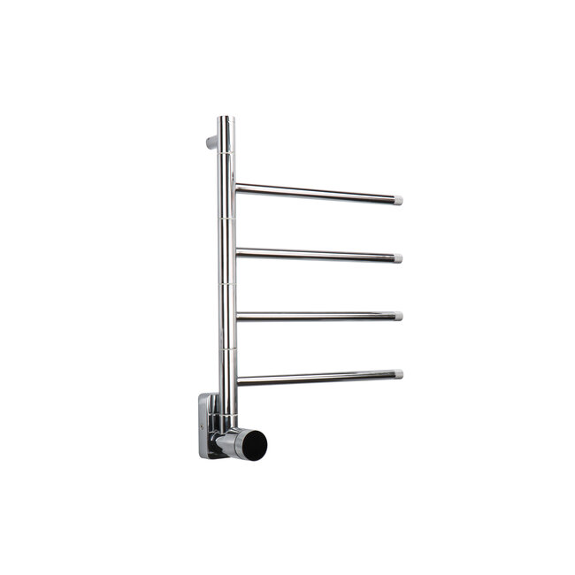 Elektrische handdoek radiator chrome met thermostaat