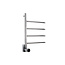 Elektrische handdoek radiator chrome met thermostaat