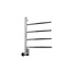 Elektrische handdoek radiator chrome met thermostaat