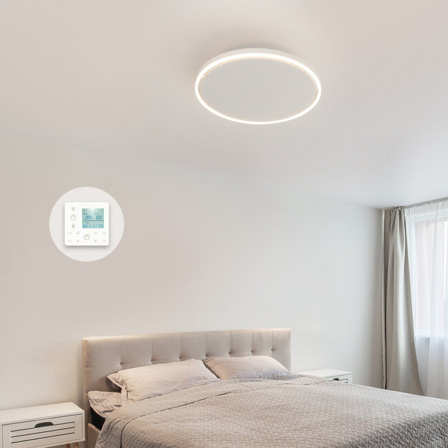 QH-GlowRing Serie Wifi infraroodpaneel met led verlichting 56 cm 750Watt