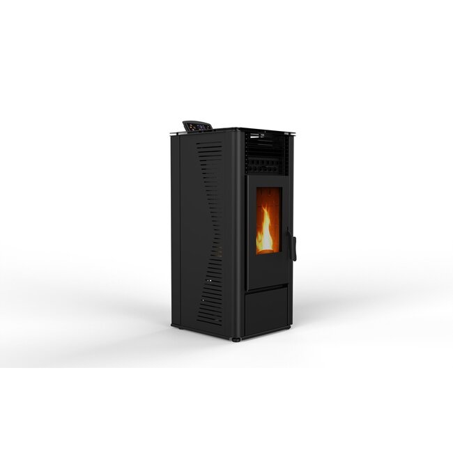 Pelletkachel - 9.6 kW 80 -90 m2 - 5 niveaus - timer -  CR13
