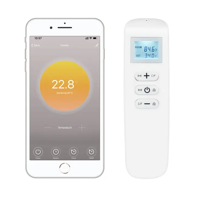 QH-6H Prestige Serie infraroodpaneel 78 x 64 cm - 1500Watt WIFI