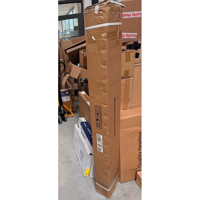 2ekans | Infrarood terrasverwarmer black heater instelbaar met 1800 - 2400Watt - 2400 Watt