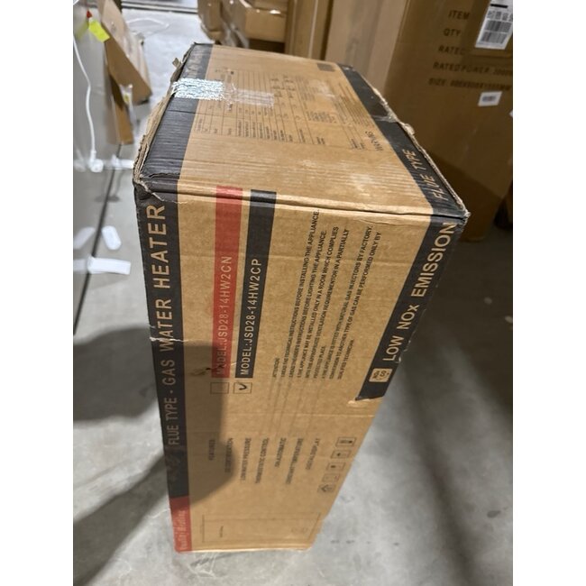 2ekans | EcoTherm Electronische geiser Digitaal 14L Low Nox Propaan open kamer