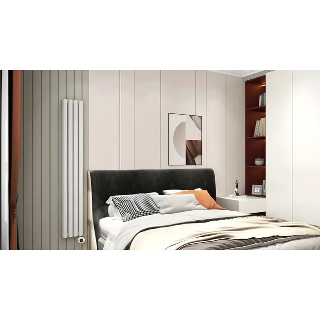 Elektrische radiator verticaal wit Calysta 1000Watt