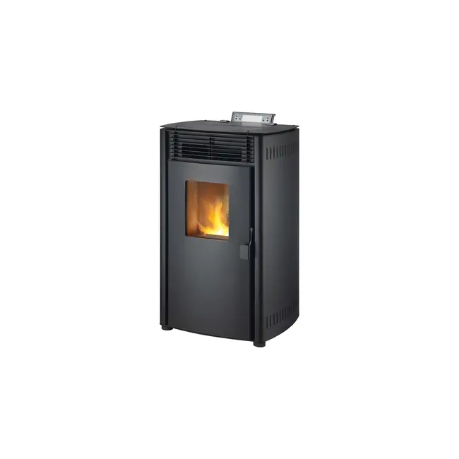 Pelletkachel - 8.8KW - voor 60-80 m2 - 5 niveaus - timer - CR05 Black