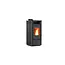 Pelletkachel - 7.7 kW 70-80 m2 - 5 niveaus - timer - KM0805A - Black
