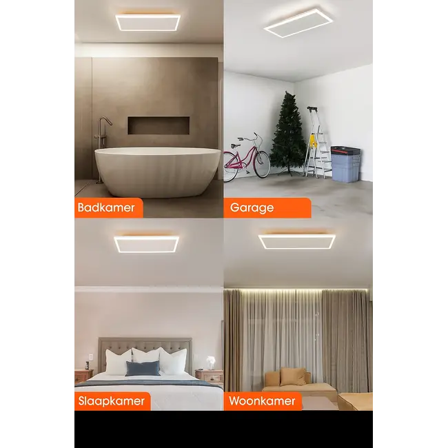 QH-InfraGlow Serie infraroodpaneel met led verlichting 107x39 cm 1300watt