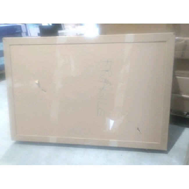 2ekans | Spiegel asymmetrisch organische led verlichting en anti-condens 100 cm breed en 65 cm hoog