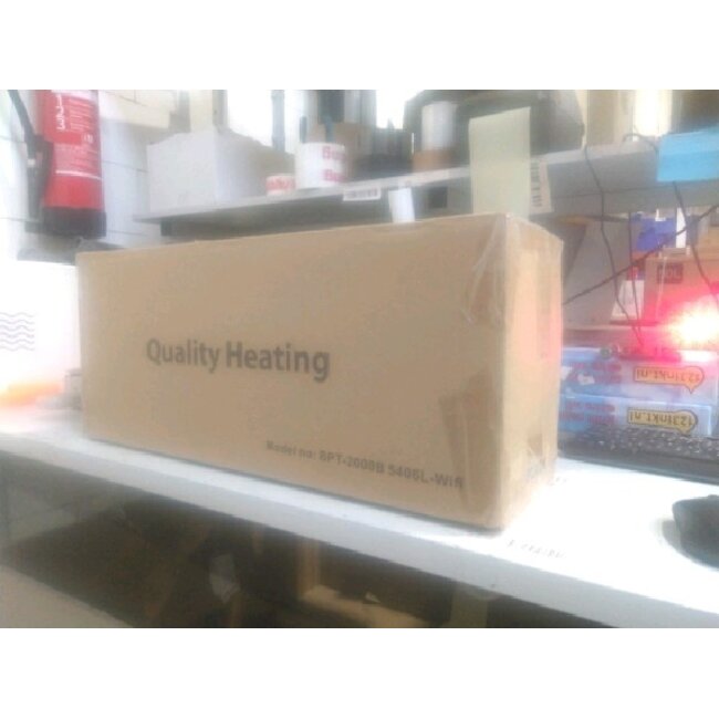 2ekans | Keramische wandverwarming ThermoBlack met Wifi thermostaat