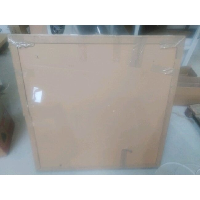 2ekans | Smart spiegel rond 100cm zwart frame met led verlichting, anti-condens en wifi