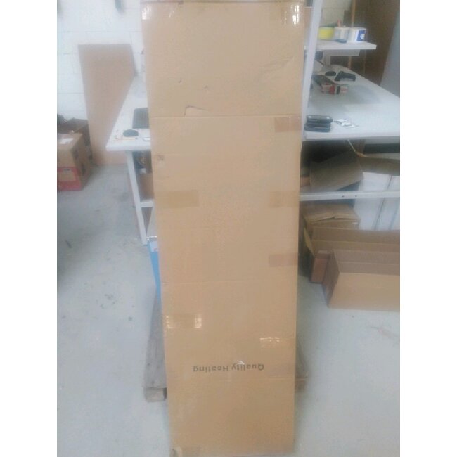 2ekans | Quality Heating verticale kachel Civetta black - Zwart