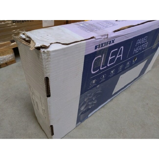 2ekans | Adax Clea Wifi elektrische verwarming - 800 Watt-34 cm-Zwart