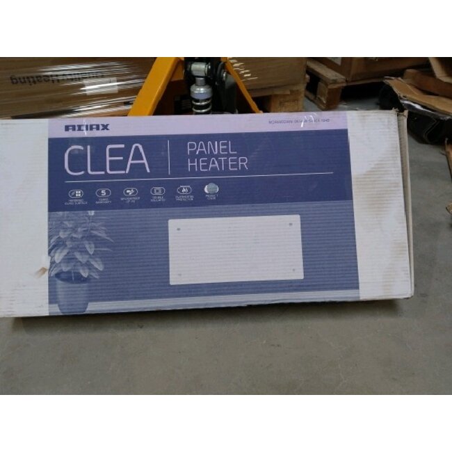 2ekans | Adax Clea Wifi elektrische verwarming - 800 Watt-34 cm-Zwart