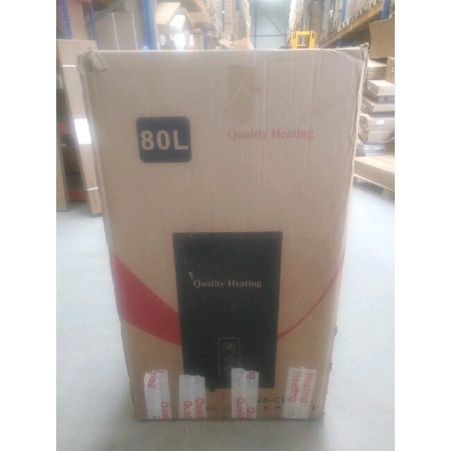 2ekans | 80 Liter QH dual tank elektrische boiler met digitale bediening