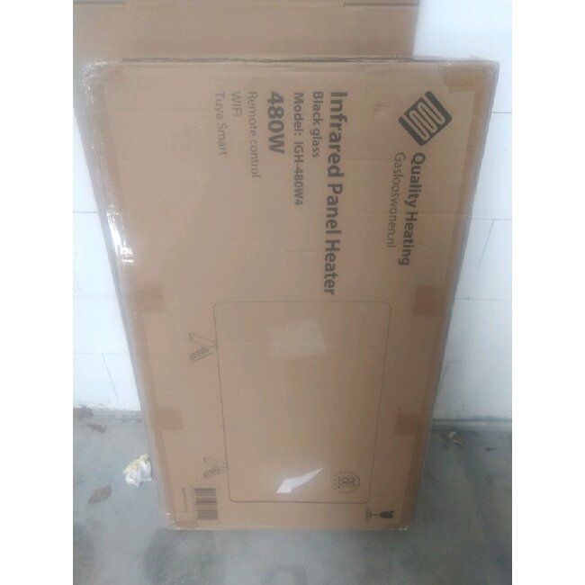 2ekans | QH-GD Elegant Serie verplaatsbaar infraroodpaneel  - 450Watt 50 x 90 cm