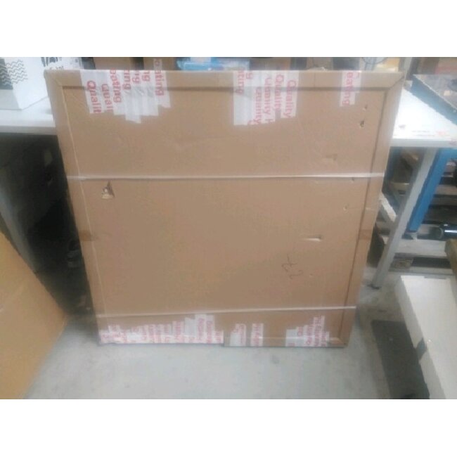 2ekans | Spiegel rond 100 cm met zwart frame, led verlichting en anti condens