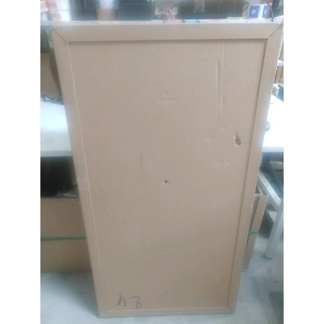 2ekans | Spiegel met zwart frame, led, anticondens 60 x 120 cm