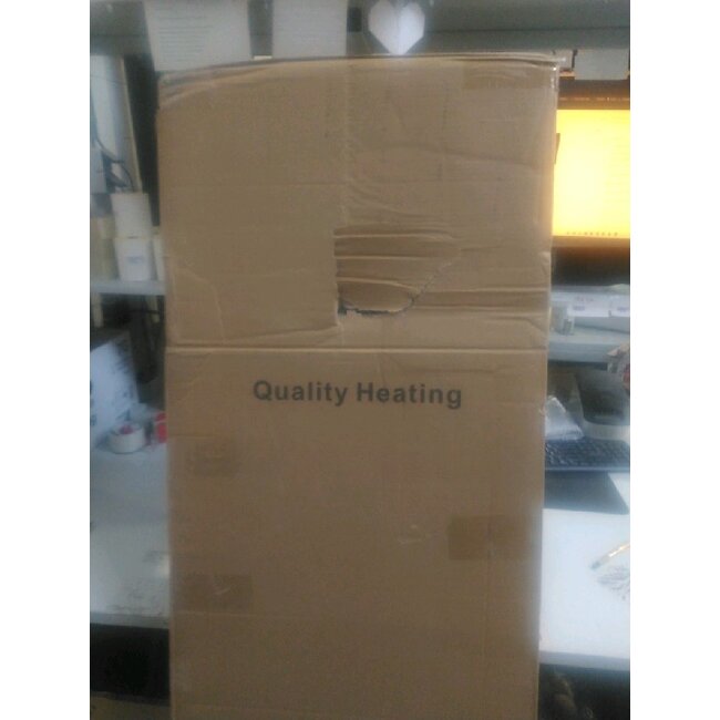 2ekans | Quality Heating verticale kachel Civetta black - Zwart