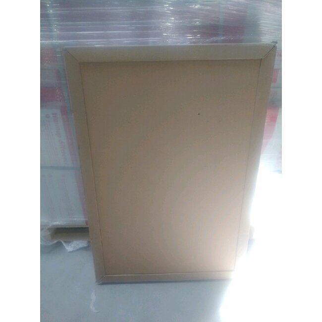 2ekans | Spiegel asymmetrisch inbouw led verlichting en anti-condens 90cm breed en 60cm hoog