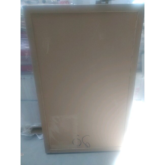 2ekans | Spiegel asymmetrisch organische led verlichting en anti-condens 120 cm breed en 75 cm hoog