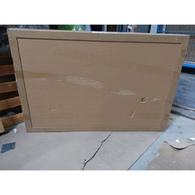 2ekans | Spiegel asymmetrisch organische led verlichting en anti-condens 100 cm breed en 65 cm hoog