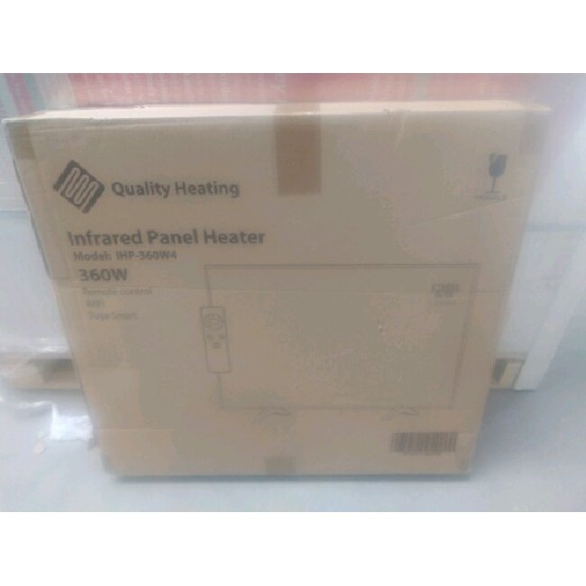 2ekans | QH-SP Wifi remote control verplaatsbaar infraroodpaneel 350, 450 en 700Watt - 350Watt 60 x 50 cm