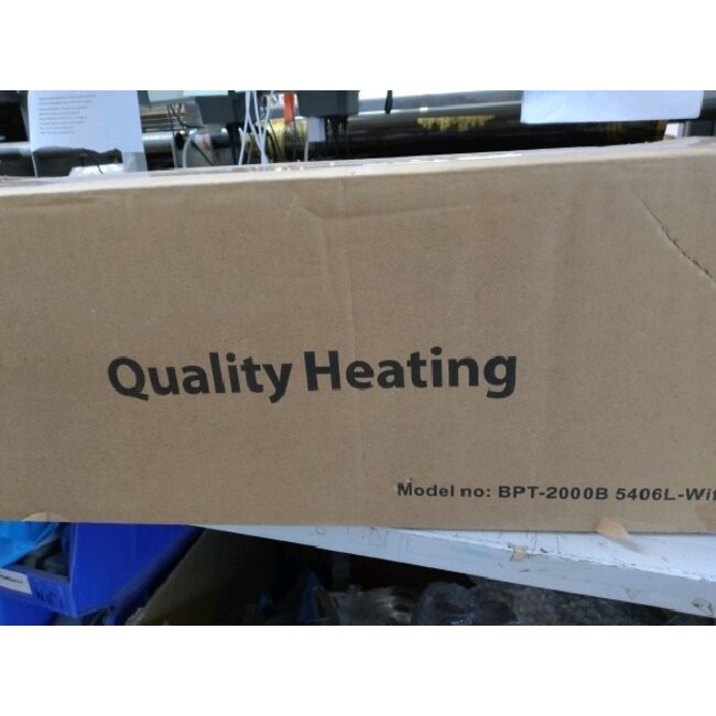 2ekans | Keramische wandverwarming ThermoBlack met Wifi thermostaat