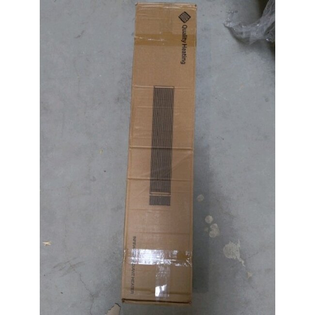 2ekans | Infrarood terrasverwarmer black heater instelbaar met 1800 - 2400Watt - 1800 Watt