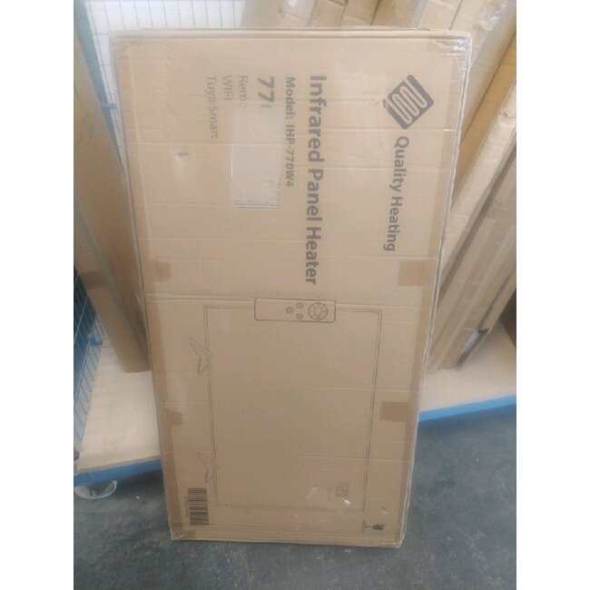 2ekans | QH-SP Wifi remote control verplaatsbaar infraroodpaneel 350, 450 en 720Watt - 720Watt 60 x 120 cm