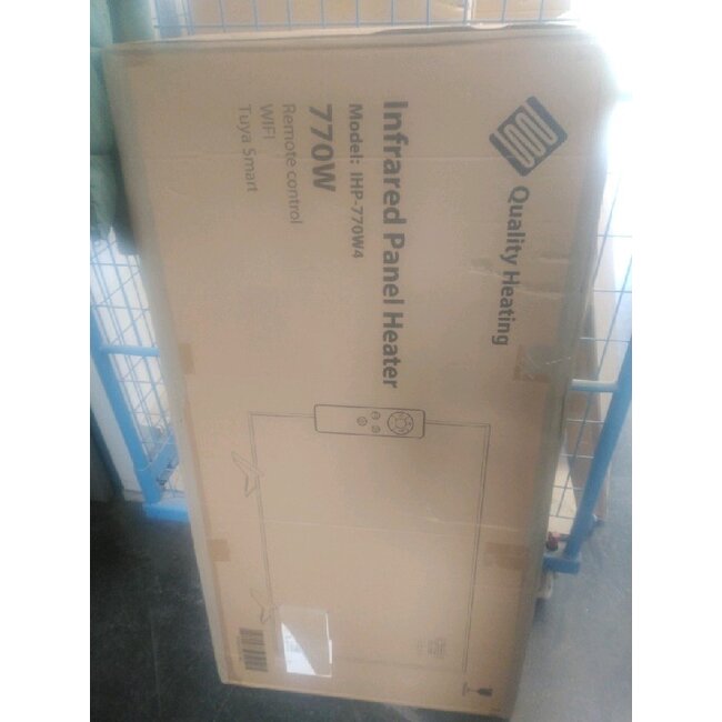 2ekans | QH-SP Wifi remote control verplaatsbaar infraroodpaneel 350, 450 en 720Watt - 720Watt 60 x 120 cm