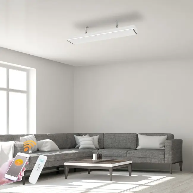 Infrarood terrasverwarmer Whitewarm Wifi 1800 - 2400Watt