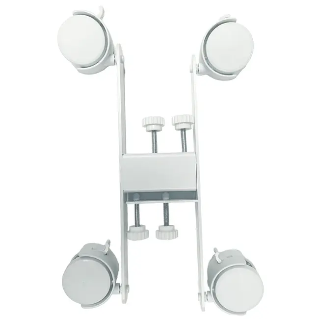 Standconsole set met wielen voor infrarood panelen