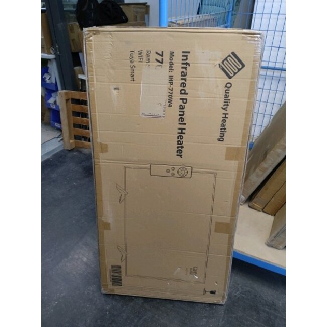 2ekans | QH-SP Wifi remote control verplaatsbaar infraroodpaneel 350, 450 en 770Watt - 770Watt 60 x 120 cm