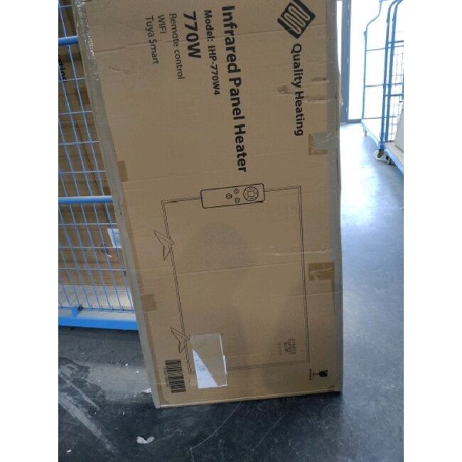 2ekans | QH-SP Wifi remote control verplaatsbaar infraroodpaneel 350, 450 en 770Watt - 770Watt 60 x 120 cm