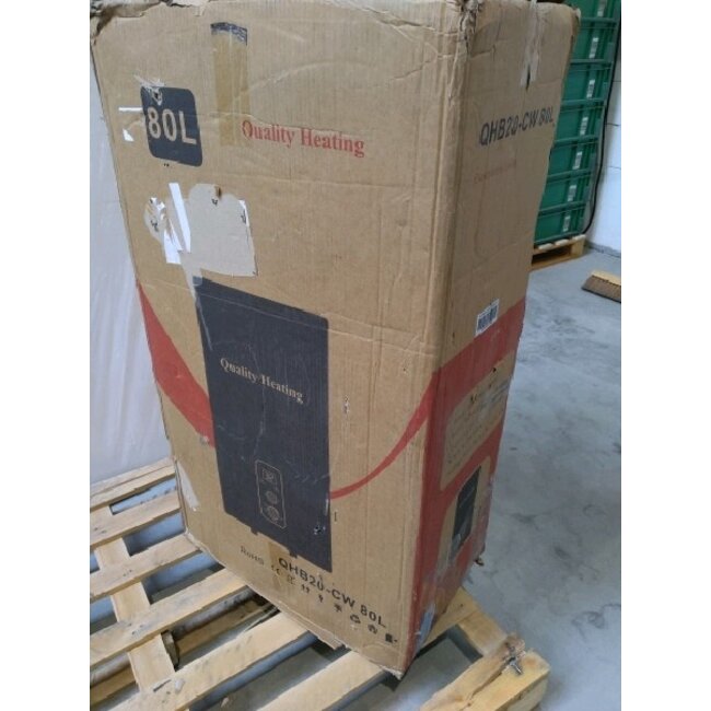 2ekans | 80 Liter QH dual tank elektrische boiler met digitale bediening
