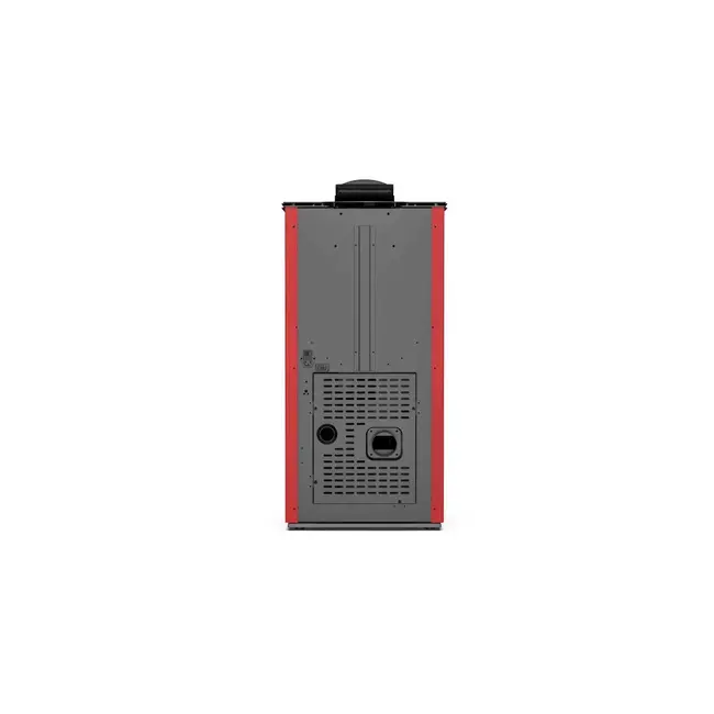 Pelletkachel - 12.2 kW 100 - 120 m² - 5 niveaus - timer - KM1202A - Rood
