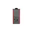 Pelletkachel - 12.2 kW 100 - 120 m² - 5 niveaus - timer - KM1202A - Rood