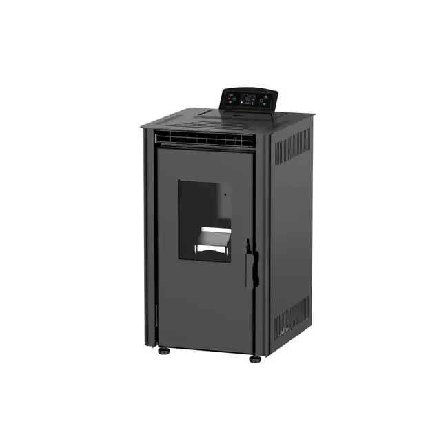 Pelletkachel - 6.9 kW 60 m² - 5 niveaus - timer - KT0702A - Black