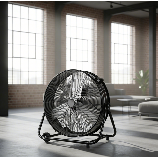 Industriële verrijdbare ventilator 360W – 90 cm