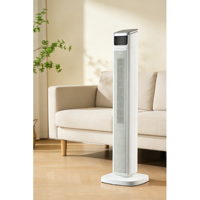 Torenventilator met afstandsbediening en timer