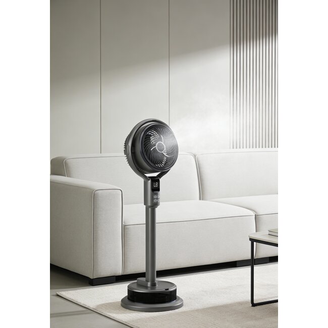 Mistventilator met afstandsbediening, timer en luchtbevochtiger