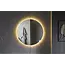 2ekans | Spiegel rond 120 cm frameloos, rondom led verlichting en anti-condens