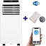 2ekans | Mobiele airco Wifi ontvochtigen en ventileren met raamafdichting en luchtreiniger 7000btu