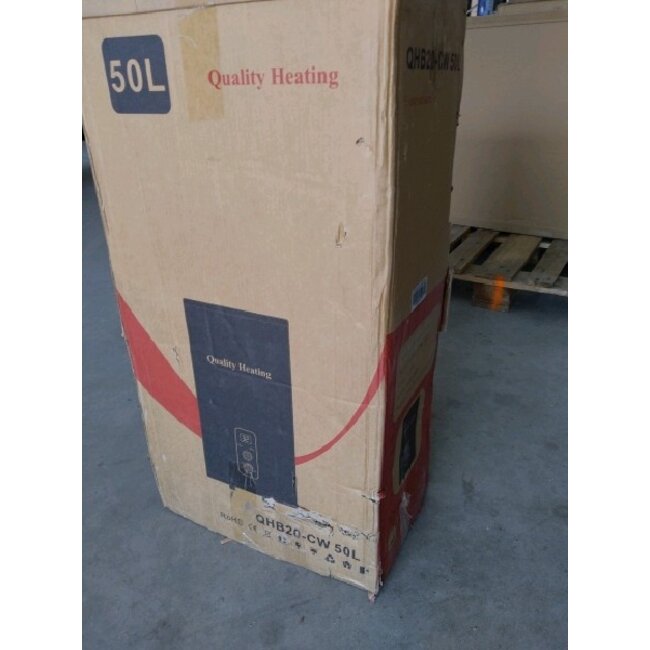 2ekans | 50 Liter QH dual elektrische boiler met digitale bediening