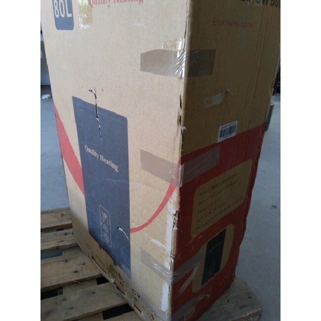 2ekans | 80 Liter QH dual tank elektrische boiler met digitale bediening