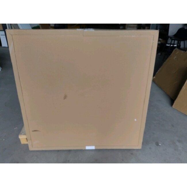 2ekans | Spiegel rond 120 cm met zwart frame, led verlichting en anti-condens