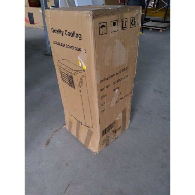 2ekans | Mobiele airco Wifi ontvochtigen en ventileren met raamafdichting en luchtreiniger 7000btu
