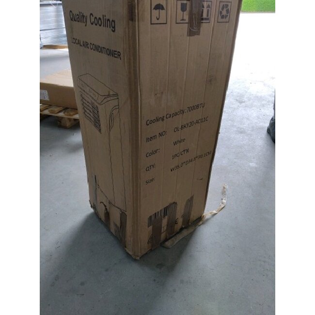 2ekans | Mobiele airco Wifi ontvochtigen en ventileren met raamafdichting en luchtreiniger 7000btu